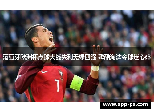 葡萄牙欧洲杯点球大战失利无缘四强 残酷淘汰令球迷心碎